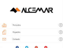 Tablet Screenshot of alcemar.com.ar